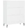 Aparador alto madera contrachapada blanco 69,5x34x180 cm de vidaXL, Aparadores - Ref: Foro24-3198737, Precio: 144,95 €, Descu...