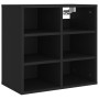 Mueble zapatero negro 52,5x30x50 cm en Armarios y almacenamiento | Comprar online en Foro24