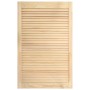 Lamellenschranktür 2 Stk. Kiefernholz 99,3x59,4 cm von vidaXL, Schranktüren - Ref: Foro24-151140, Preis: 71,40 €, Rabatt: %