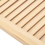 Lamellenschranktür 2 Stk. Kiefernholz 99,3x59,4 cm von vidaXL, Schranktüren - Ref: Foro24-151140, Preis: 71,40 €, Rabatt: %