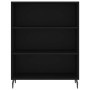 Hohes schwarzes Sperrholz-Sideboard 69,5 x 34 x 180 cm von vidaXL, Sideboards - Ref: Foro24-3198738, Preis: 153,44 €, Rabatt: %