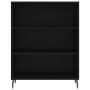 Hohes schwarzes Sperrholz-Sideboard 69,5 x 34 x 180 cm von vidaXL, Sideboards - Ref: Foro24-3198738, Preis: 151,26 €, Rabatt: %