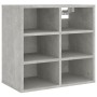 Mueble zapatero color gris hormigón 52,5x30x50 cm