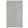 Mueble zapatero color gris hormigón 52,5x30x50 cm