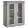 Hohes Sideboard aus sonomagrauem Sperrholz, 69,5 x 34 x 180 cm von vidaXL, Sideboards - Ref: Foro24-3198743, Preis: 130,38 €,...