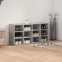 Zapatero Gris hormigón 103 x 30 x 51 cm Madera contrachapada