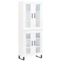 Tall white plywood sideboard 69.5x34x180 cm by vidaXL, Sideboards - Ref: Foro24-3198297, Price: 171,55 €, Discount: %