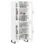 Hohes weißes Sperrholz-Sideboard 69,5 x 34 x 180 cm von vidaXL, Sideboards - Ref: Foro24-3198297, Preis: 180,93 €, Rabatt: %