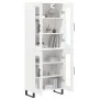 Tall white plywood sideboard 69.5x34x180 cm by vidaXL, Sideboards - Ref: Foro24-3198297, Price: 171,55 €, Discount: %