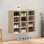 Zapatero Roble Sonoma 77.5 x 30 x 67 cm Madera contrachapada