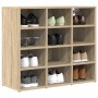 Zapatero Roble Sonoma 77.5 x 30 x 67 cm Madera contrachapada