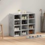 Zapatero Gris hormigón 77.5 x 30 x 67 cm Madera contrachapada