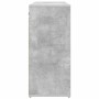 Zapatero Gris hormigón 77.5 x 30 x 67 cm Madera contrachapada