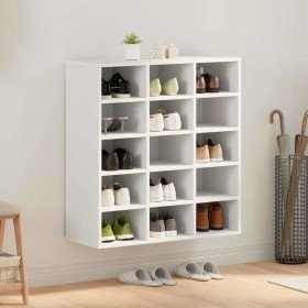 Zapatero Blanco 77.5 x 30 x 83.5 cm Madera contrachapada Zapatero Blanco 77.5 x 30 x 83.5 cm Madera contrachapada