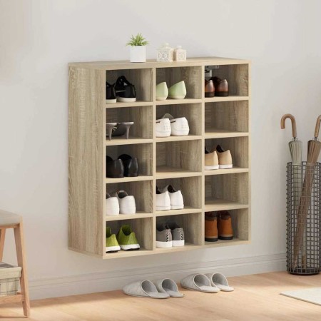 Zapatero Roble Sonoma 77.5 x 30 x 83.5 cm Madera contrachapada