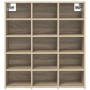 Zapatero Roble Sonoma 77.5 x 30 x 83.5 cm Madera contrachapada