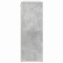 Zapatero Gris hormigón 77.5 x 30 x 83.5 cm Madera contrachapada