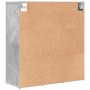 Zapatero Gris hormigón 77.5 x 30 x 83.5 cm Madera contrachapada