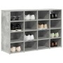 Zapatero Gris hormigón 103 x 30 x 67 cm Madera contrachapada