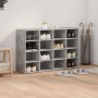Zapatero Gris hormigón 103 x 30 x 67 cm Madera contrachapada