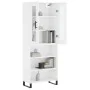 Aparador alto madera contrachapada blanco 69,5x34x180 cm de vidaXL, Aparadores - Ref: Foro24-3198745, Precio: 138,62 €, Descu...