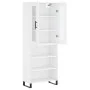 Aparador alto madera contrachapada blanco 69,5x34x180 cm de vidaXL, Aparadores - Ref: Foro24-3198745, Precio: 138,62 €, Descu...