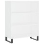 Tall white plywood sideboard 69.5x34x180 cm by vidaXL, Sideboards - Ref: Foro24-3198745, Price: 140,46 €, Discount: %