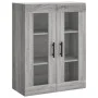 Aparador alto madera contrachapada gris sonoma 69,5x34x180 cm de vidaXL, Aparadores - Ref: Foro24-3198751, Precio: 130,08 €, ...