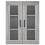 Aparador alto madera contrachapada gris sonoma 69,5x34x180 cm de vidaXL, Aparadores - Ref: Foro24-3198751, Precio: 130,08 €, ...