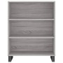 Aparador alto madera contrachapada gris sonoma 69,5x34x180 cm de vidaXL, Aparadores - Ref: Foro24-3198751, Precio: 131,58 €, ...