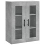 Aparador alto madera contrachapada gris hormigón 69,5x34x180 cm von vidaXL, Sideboards - Ref: Foro24-3198749, Preis: 127,75 €...