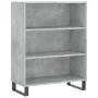 Aparador alto madera contrachapada gris hormigón 69,5x34x180 cm by vidaXL, Sideboards - Ref: Foro24-3198749, Price: 126,23 €,...