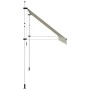 Toldo retráctil de operación manual 400 cm crema