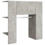 Mueble recibidor madera ingeniería gris hormigón 97,5x37x99 cm