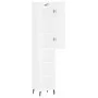 Aparador alto madera contrachapada blanco brillo 34,5x34x180 cm by vidaXL, Sideboards - Ref: Foro24-3198995, Price: 105,79 €,...