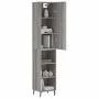 Hohes Sideboard Sperrholz Sonoma grau 34,5x34x180 cm von vidaXL, Sideboards - Ref: Foro24-3198999, Preis: 99,91 €, Rabatt: %