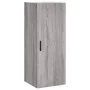 Hohes Sideboard Sperrholz Sonoma grau 34,5x34x180 cm von vidaXL, Sideboards - Ref: Foro24-3198999, Preis: 99,91 €, Rabatt: %