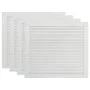 Shutter doors 4 pcs solid white pine wood 39.5x49.4cm by vidaXL, cabinet doors - Ref: Foro24-151147, Price: 69,73 €, Discount: %