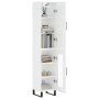 Hochglänzendes Sideboard aus weißem Sperrholz, 34,5 x 34 x 180 cm von vidaXL, Sideboards - Ref: Foro24-3199067, Preis: 117,42...