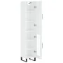 Hochglänzendes Sideboard aus weißem Sperrholz, 34,5 x 34 x 180 cm von vidaXL, Sideboards - Ref: Foro24-3199067, Preis: 115,93...