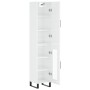 Hochglänzendes Sideboard aus weißem Sperrholz, 34,5 x 34 x 180 cm von vidaXL, Sideboards - Ref: Foro24-3199067, Preis: 117,42...