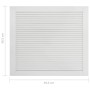 Puertas persiana 4 uds madera maciza pino blanco 39,5x49,4cm de vidaXL, Puertas de armarios - Ref: Foro24-151147, Precio: 70,...