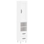 Aparador alto madera contrachapada blanco 34,5x34x180 cm de vidaXL, Aparadores - Ref: Foro24-3200289, Precio: 106,10 €, Descu...