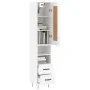 High glossy white plywood sideboard 34.5x34x180 cm by vidaXL, Sideboards - Ref: Foro24-3200291, Price: 111,13 €, Discount: %