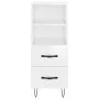 High glossy white plywood sideboard 34.5x34x180 cm by vidaXL, Sideboards - Ref: Foro24-3200291, Price: 111,13 €, Discount: %