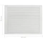 Schranktürlamellen 2 Stk. Kiefernholz weiß 39,5x59,4 cm von vidaXL, Schranktüren - Ref: Foro24-151149, Preis: 48,17 €, Rabatt: %