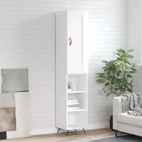 High glossy white plywood sideboard 34.5x34x180 cm by vidaXL, Sideboards - Ref: Foro24-3200299, Price: 95,49 €, Discount: %