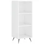 Hochglänzendes Sideboard aus weißem Sperrholz, 34,5 x 34 x 180 cm von vidaXL, Sideboards - Ref: Foro24-3200299, Preis: 95,49 ...