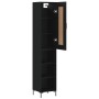 Aparador de madera contrachapada negro 34,5x34x180 cm de vidaXL, Aparadores - Ref: Foro24-3200322, Precio: 95,05 €, Descuento: %