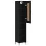 Aparador de madera contrachapada negro 34,5x34x180 cm by vidaXL, Sideboards - Ref: Foro24-3200322, Price: 93,94 €, Discount: %